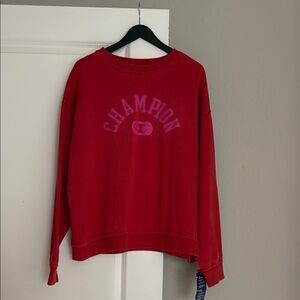 Champion Women's Red Sweatshirt 2X